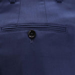 Bermuda plissettati in blu Ami paris - uomo 
