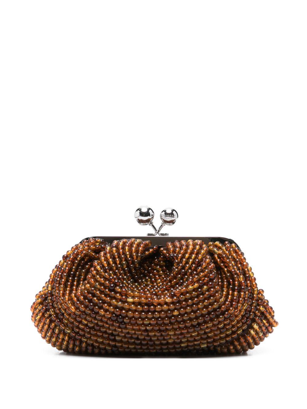 Borsa clutch eschimo in marrone Max Mara Weekend - donna 