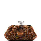 Borsa clutch eschimo in marrone Max Mara Weekend - donna 