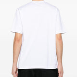 T-shirt con logo in bianco Comme des garcons homme - uomo 