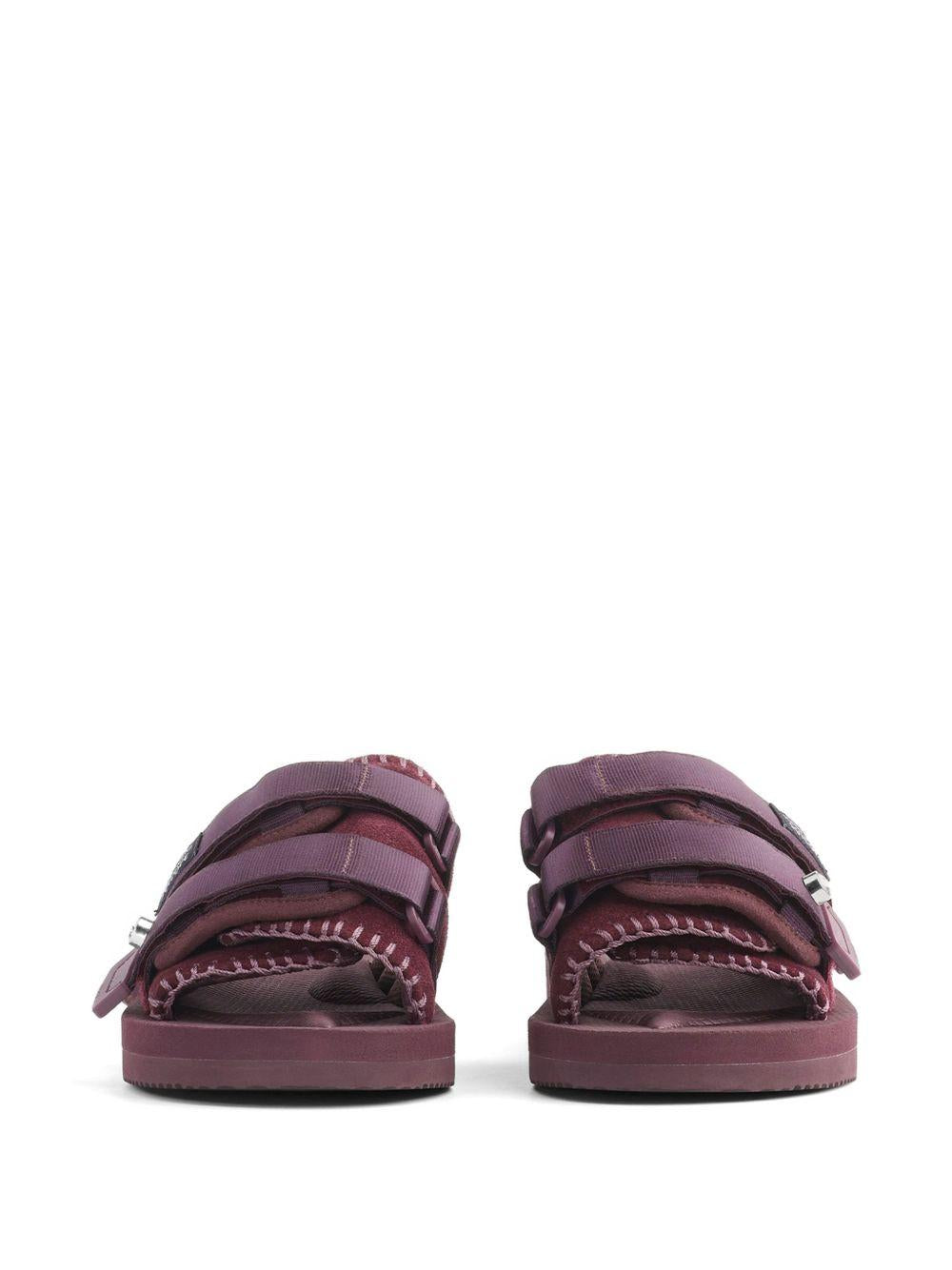 Ciabatte con cinturini in viola Suicoke x forte forte - donna 