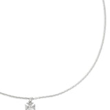 Collana con logo Orb ecristalli Agnatha color argento 