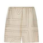 Shorts pigiama in avorio toteme - donna 