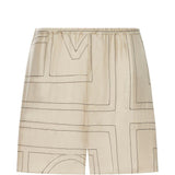 Shorts pigiama in avorio toteme - donna 