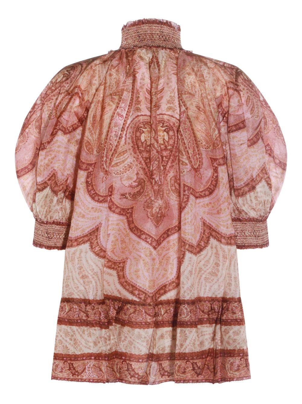 Blusa Wanderlust con stampa paisley in borgogna Zimmermann - donna 