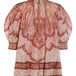 Blusa Wanderlust con stampa paisley in borgogna Zimmermann - donna 