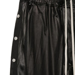 Pantaloncini con bottoni e coulisse in nero Rick owens drkshdw - donna 