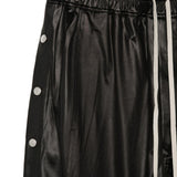 Pantaloncini con bottoni e coulisse in nero Rick owens drkshdw - donna 