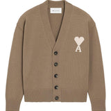 Cardigan ami de coeur in marrone Ami paris - unisex 