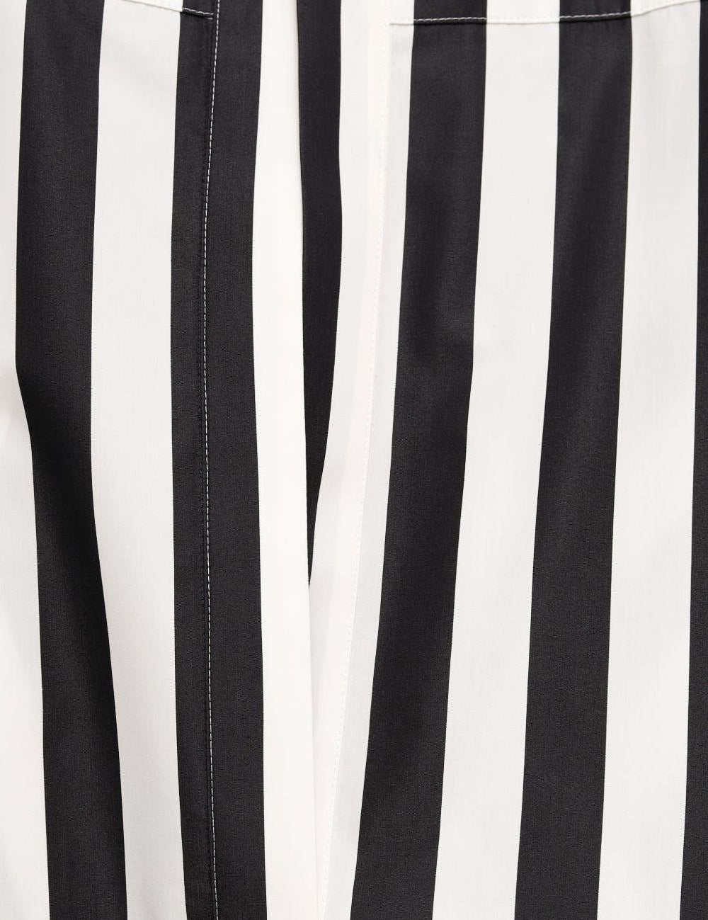 Abito a righe la tunique moisson in bianco e nero Jacquemus - donna 