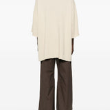 T-shirt Tommy T Sfrangiata in beige Rick owens - uomo 