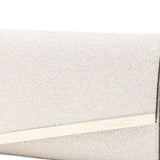 Clutch Emmie con microglitter in oro Jimmy choo - donna 