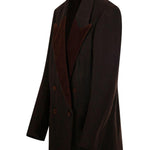 Blazer doppiopetto blink in marrone Dries van noten - donna 