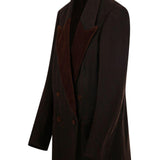 Blazer doppiopetto blink in marrone Dries van noten - donna 