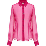 Camicia semi-trasparente cloudy in rosa  Dries van noten - donna 