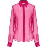 Camicia semi-trasparente cloudy in rosa  Dries van noten - donna 