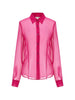 Camicia semi-trasparente cloudy in rosa  Dries van noten - donna