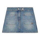 Minigonna in denim blu Courrèges - donna 