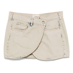 Minigonna in denim grigio Coperni - donna 
