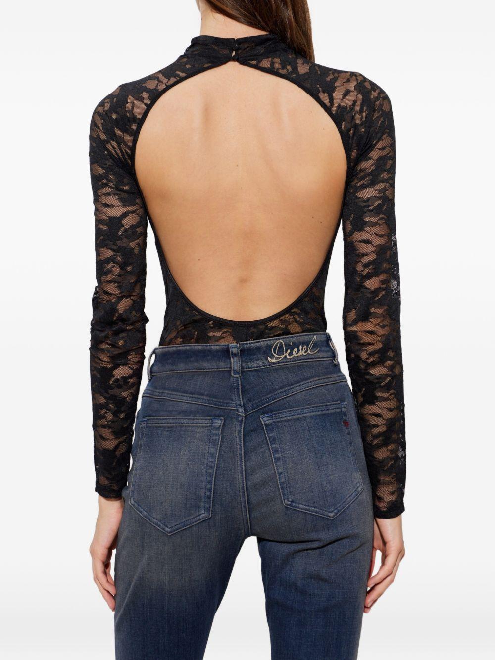 Body in pizzo vivian-utlt in nero Diesel - donna 