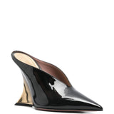 Mules a punta Nina in nero Paris texas - donna 