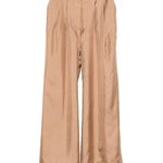 Pantaloni plissé con cintura in beige Zimmermann - donna 