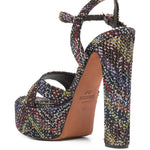 Sandali con tacco alto angela multicolore Missoni - donna 