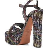 Sandali con tacco alto angela multicolore Missoni - donna 