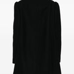 Cappotto in misto lana con lacci in nero Dries van noten - donna 
