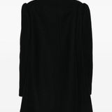 Cappotto in misto lana con lacci in nero Dries van noten - donna 