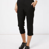 Pantaloni cropped in nero Comme Des Garçons - donna 