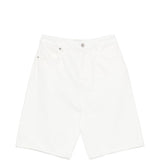 Shorts con taschei in bianco Loulou de saison - donna 