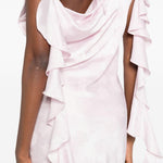 Abito con ruches in rosa Rotate - donna 