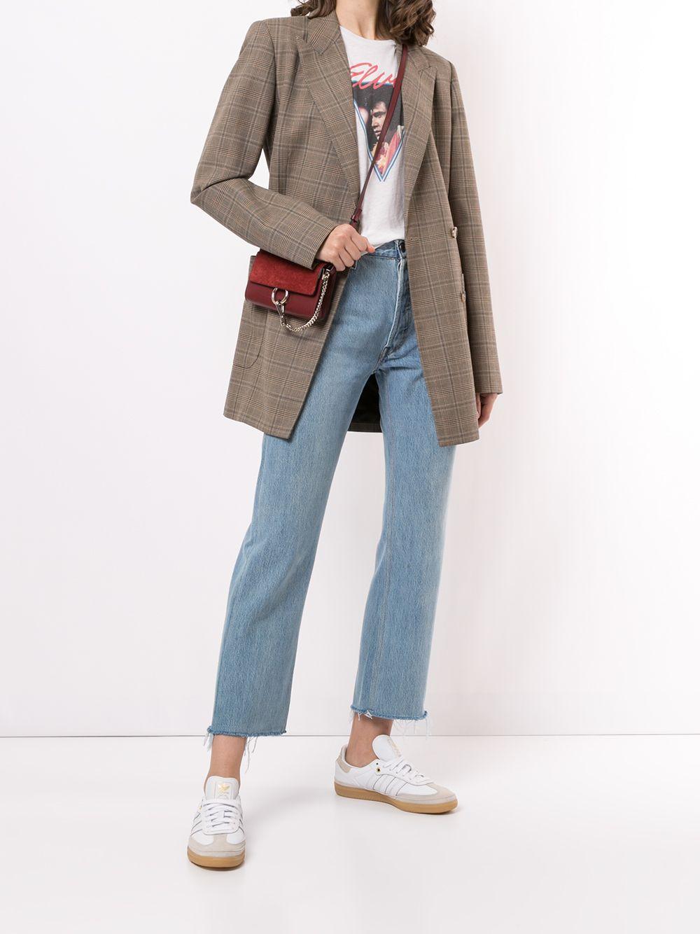 Jeans crop in azzurro Re/Done - donna 