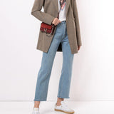 Jeans crop in azzurro Re/Done - donna 