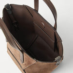 Borsa a tracolla BC Duo mini in marrone Brunello Cucinelli - donna 