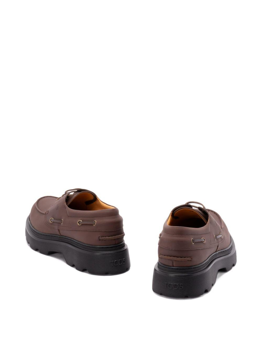 Mocassini in pelle in marrone Tod's - uomo 