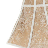 Corsetto in pizzo rosa e bianco Giuseppe Di Morabito - donna 