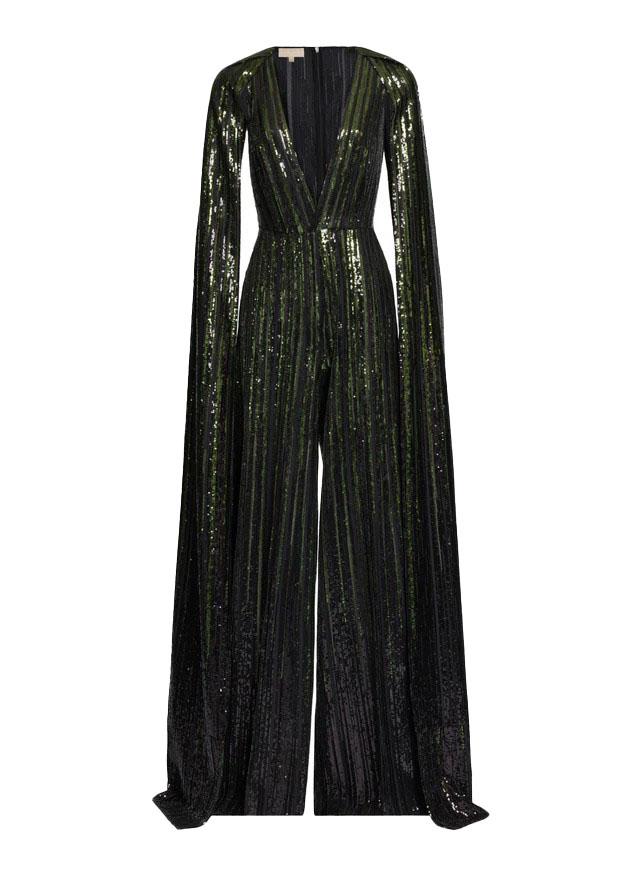 Tuta Intera Con Paillettes in nero Elie saab - donna 