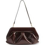 Clutch bios baguette in marrone Themoirè - donna 