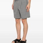 Pantaloncini con coulisse e pieghe in grigio Briglia 1949 - uomo 