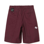 Shorts con logo in bordeaux Undercover - uomo 
