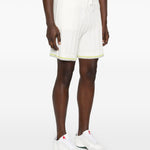 Shorts con coulisse in bianco Casablanca - uomo 