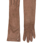 Guanti con dettagli logo in marrone MaxMara - donna 