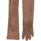 Guanti con dettagli logo in marrone MaxMara - donna 