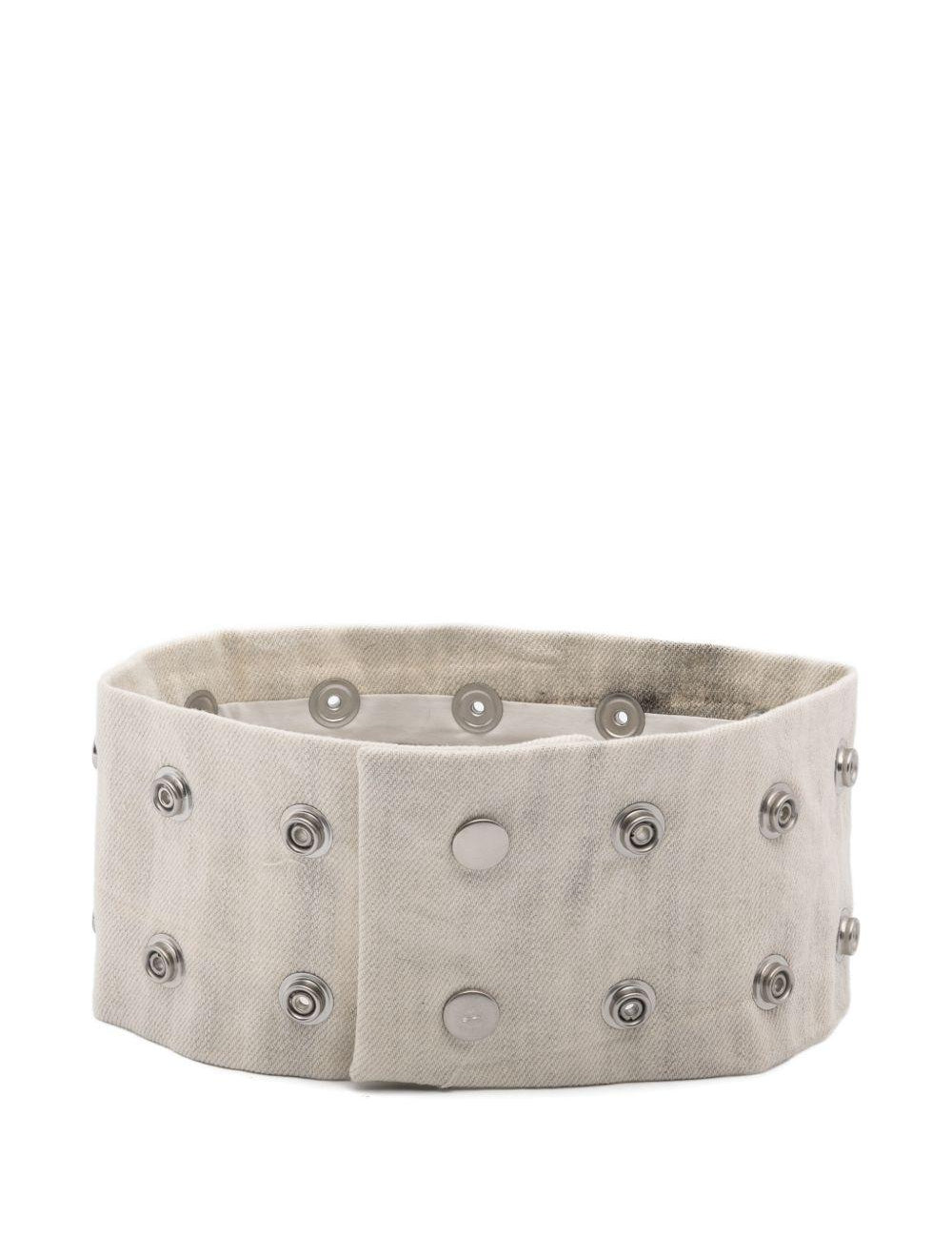 Choker in denim in bianco Rick owens drkshdw - unisex 