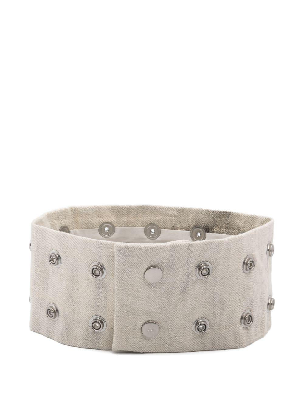 Choker in denim in bianco Rick owens drkshdw - unisex 