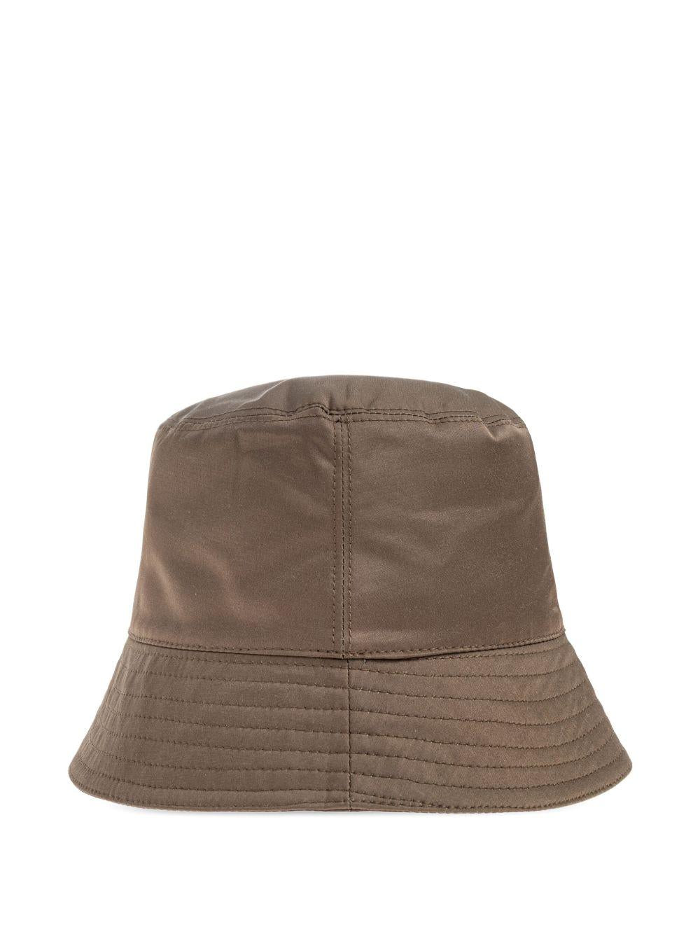 Cappello bucket con ricamo in marrone Marni - donna 