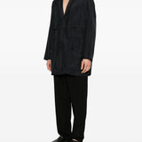 Cappotto con tasche in nero Yohji yamamoto - uomo 