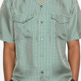 Camicia Clarke a fantasia verde Simkhai - uomo 